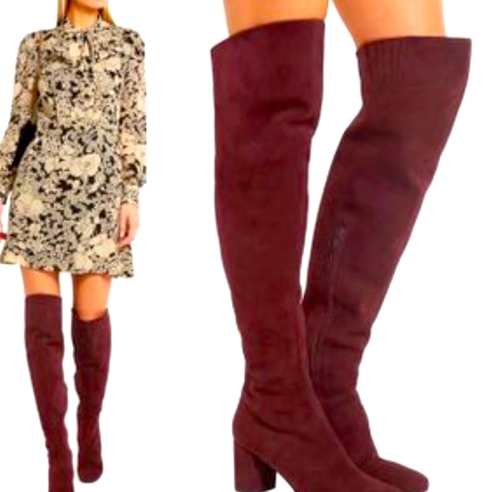 Carlos Santanna over the Knee High Boots